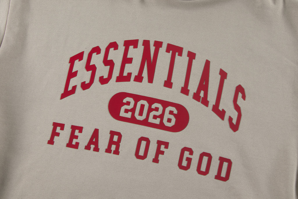 Fear of God ESSENTIALS Smoke Grey Classic Fit Hoodie