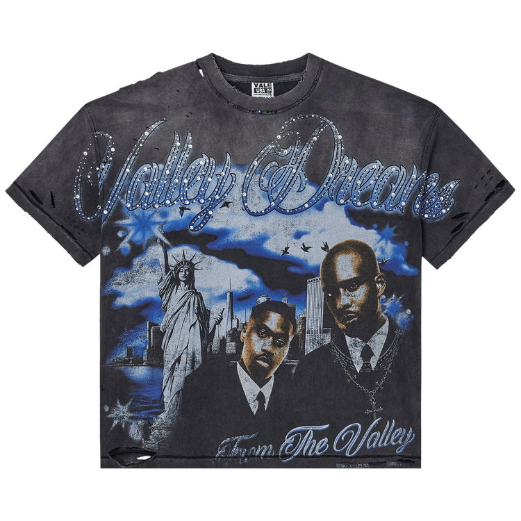 Vale Forever Godfather Black Bling Tee 'Black/Blue/Jeweled'