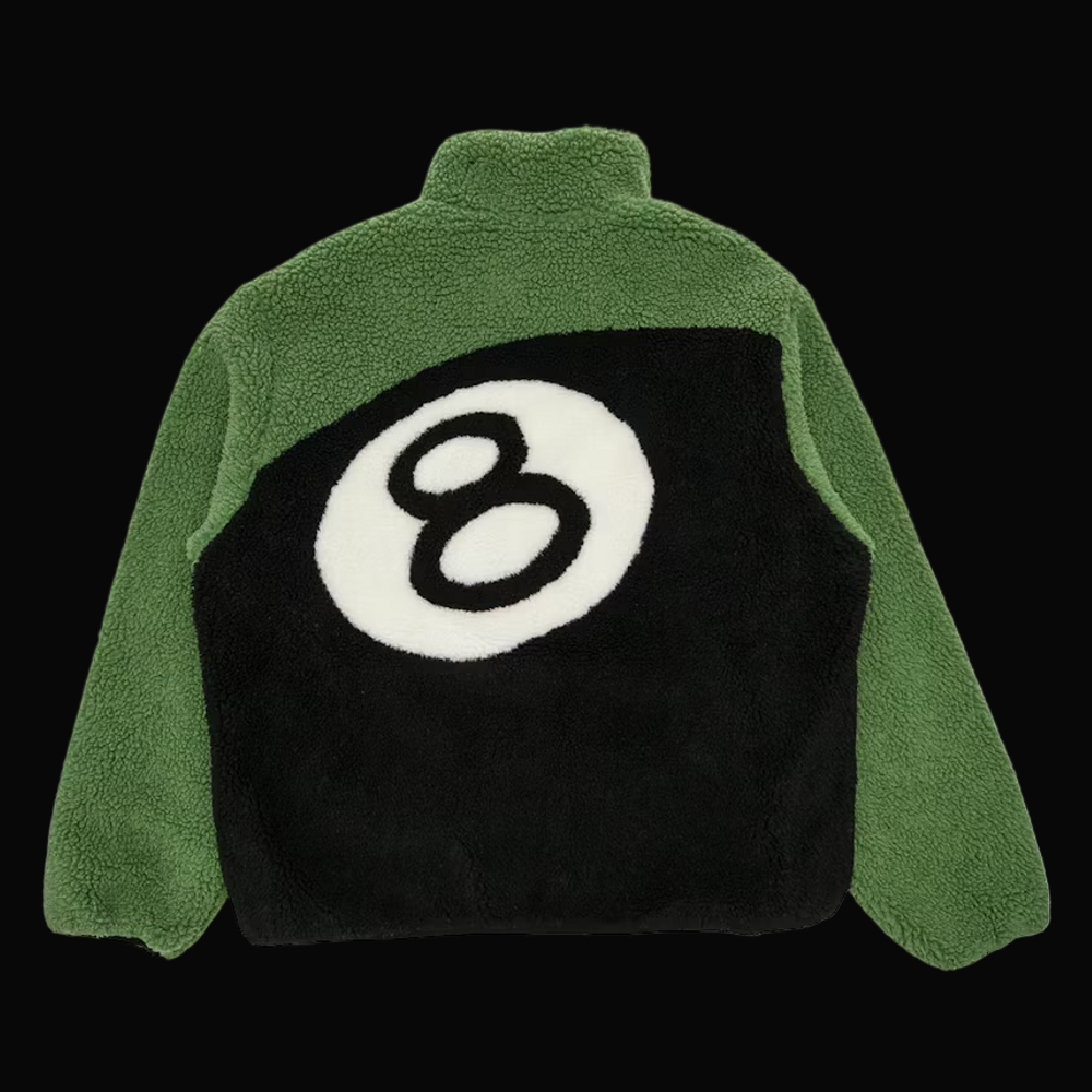 Stussy 8 Ball Sherpa Reversible Jacket