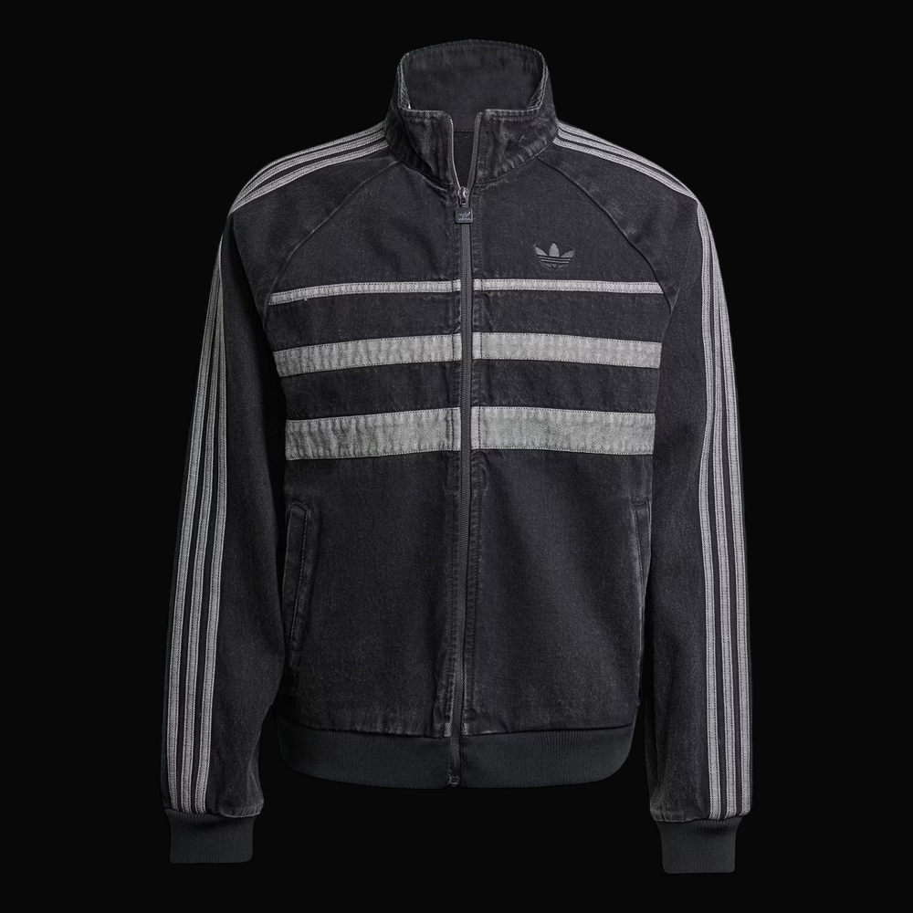 Adidas Adicolor First Track Top Denim 'Black'