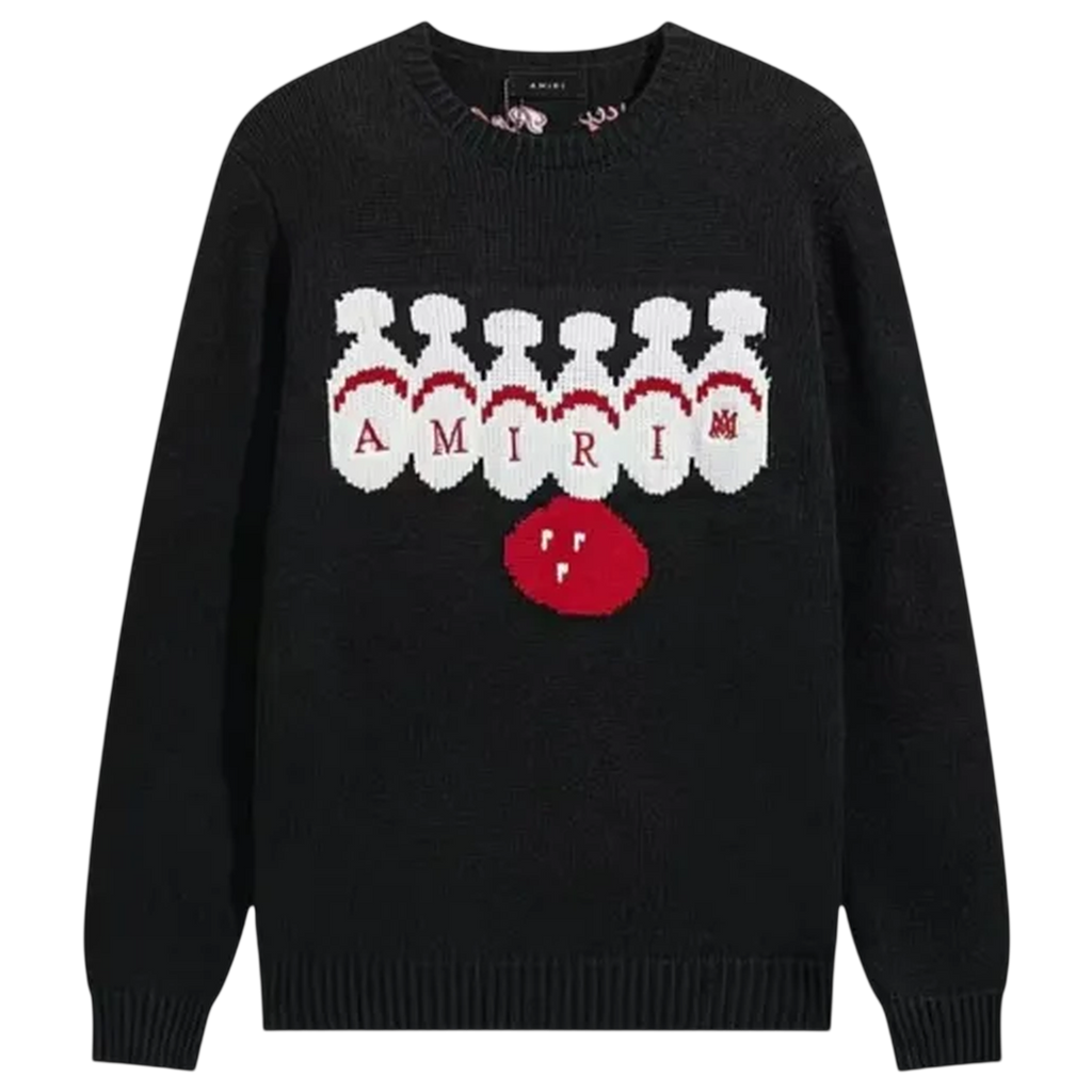 AMIRI Black Bowling Sweater