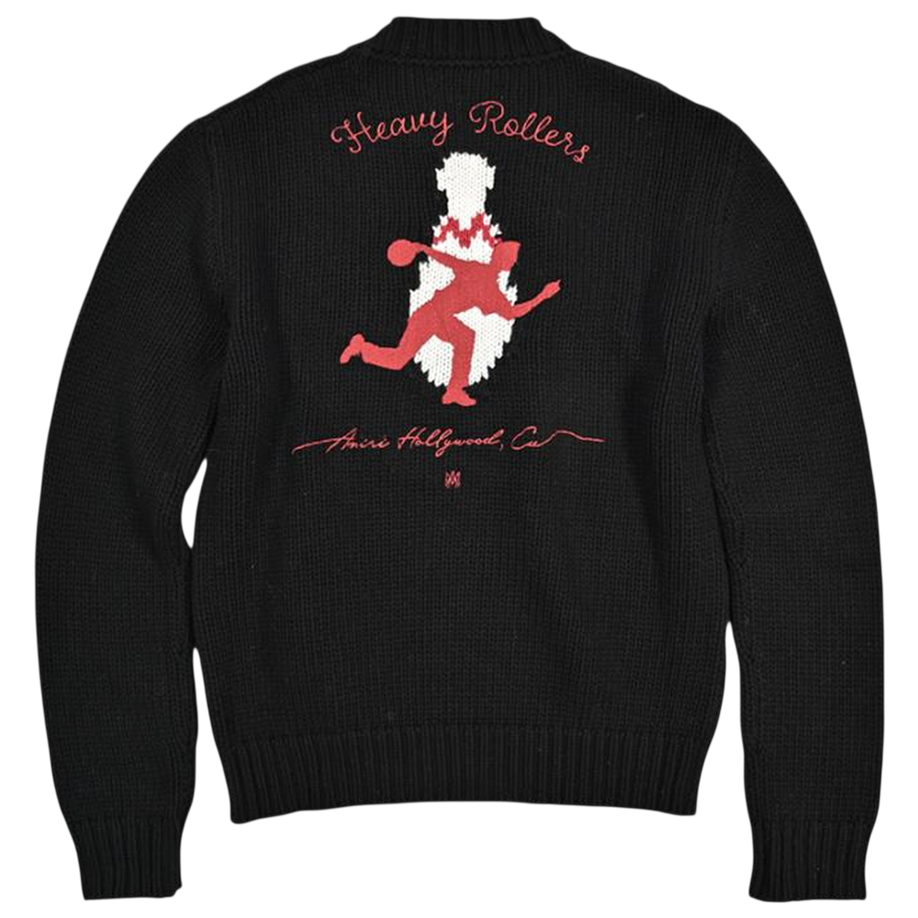 AMIRI Black Bowling Sweater