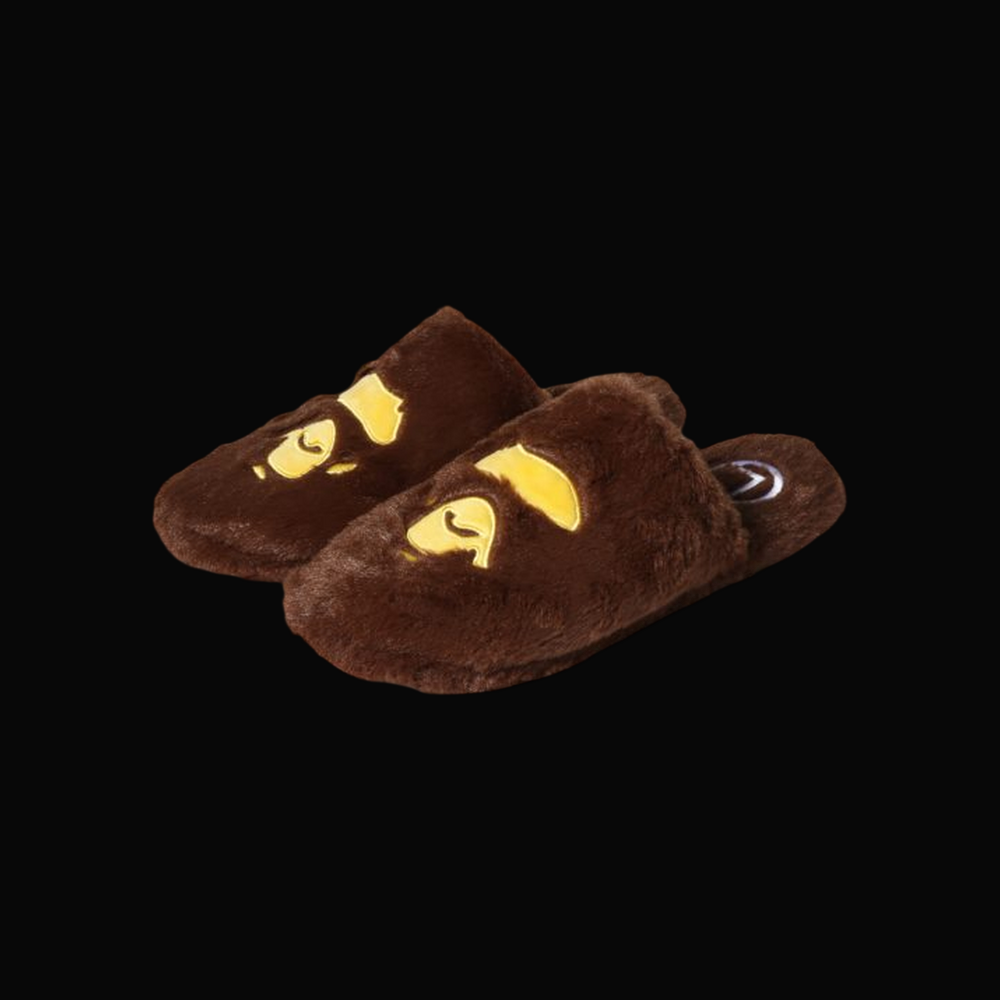 BAPE Ape Head Slipper 'Brown'