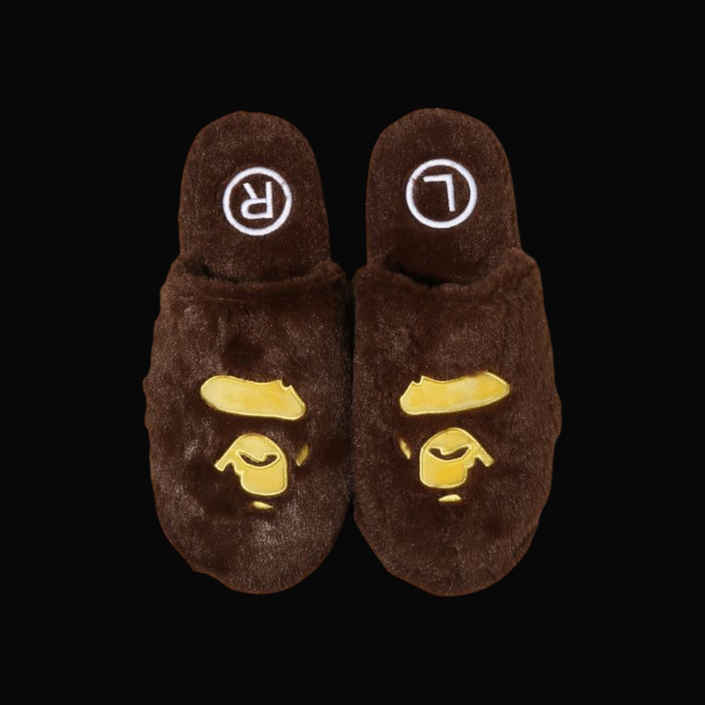 BAPE Ape Head Slipper 'Brown'