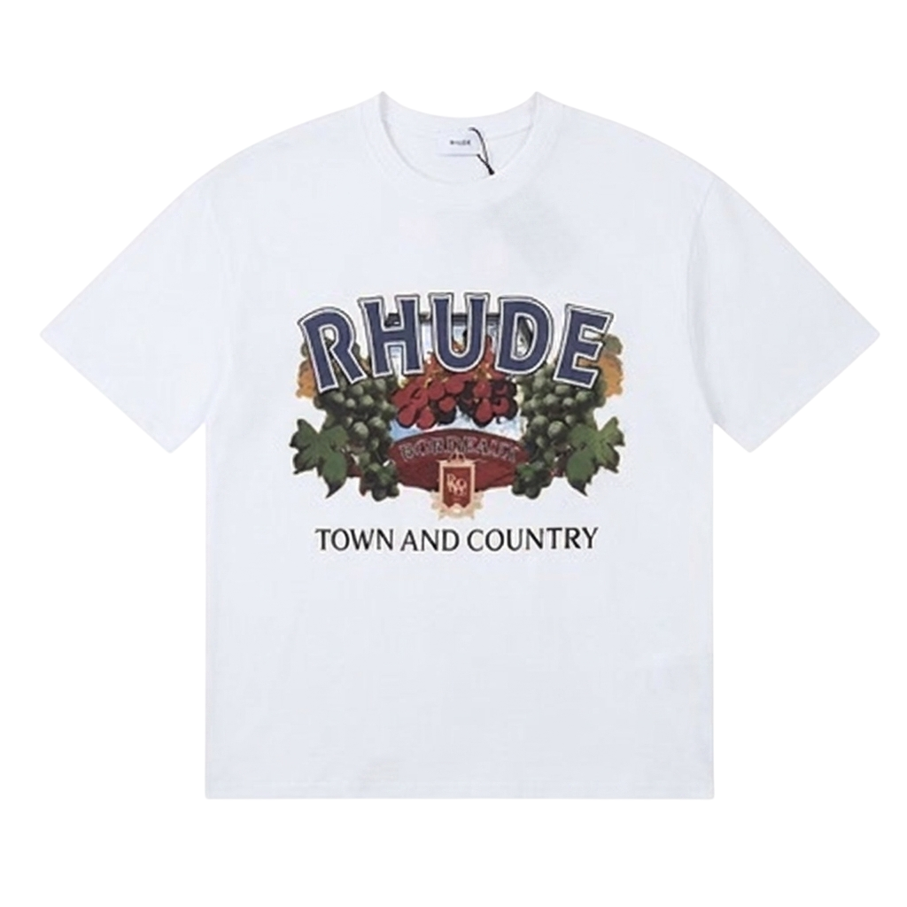 RHUDE Town and Country Tee 'White'