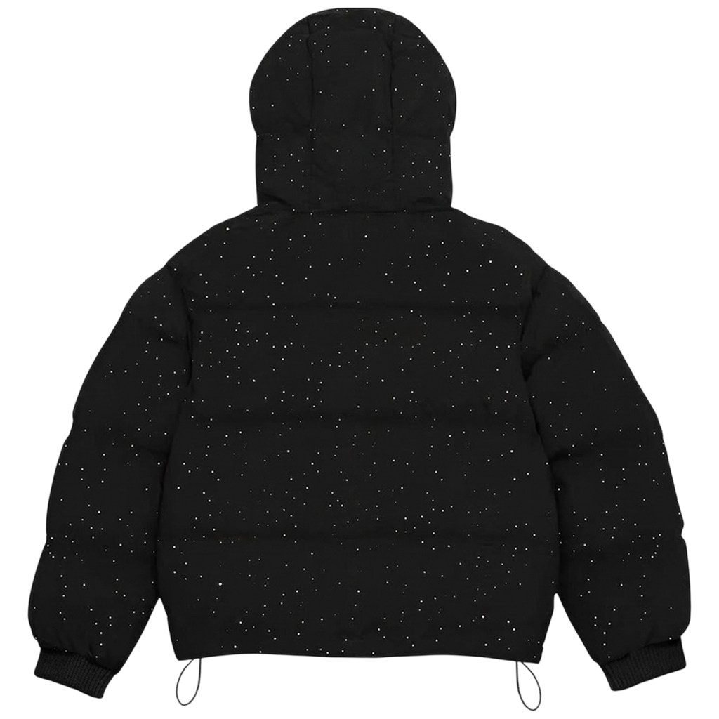 Homme Crystal Dot Puffer Jacket 'Black'