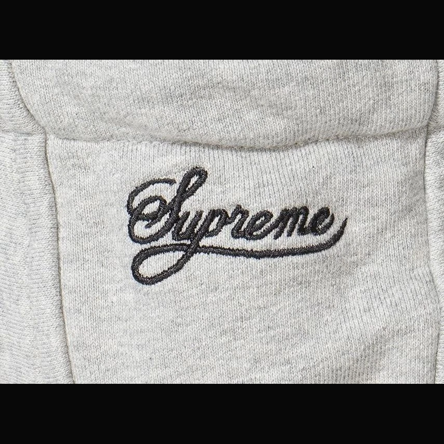Supreme x Nike Zip Up Hooded Sweatshirt 'Heather Grey'