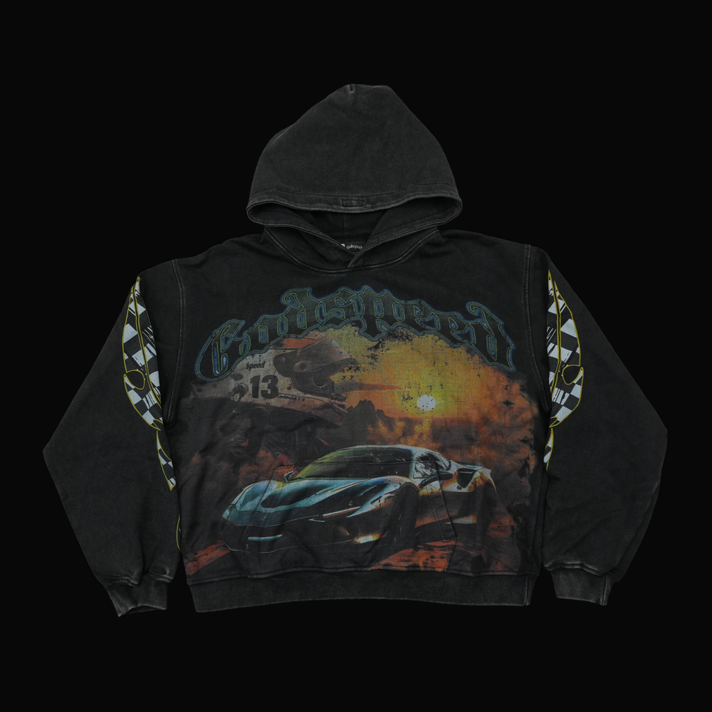 Godspeed Sunset Drift Hoodie 'Black'