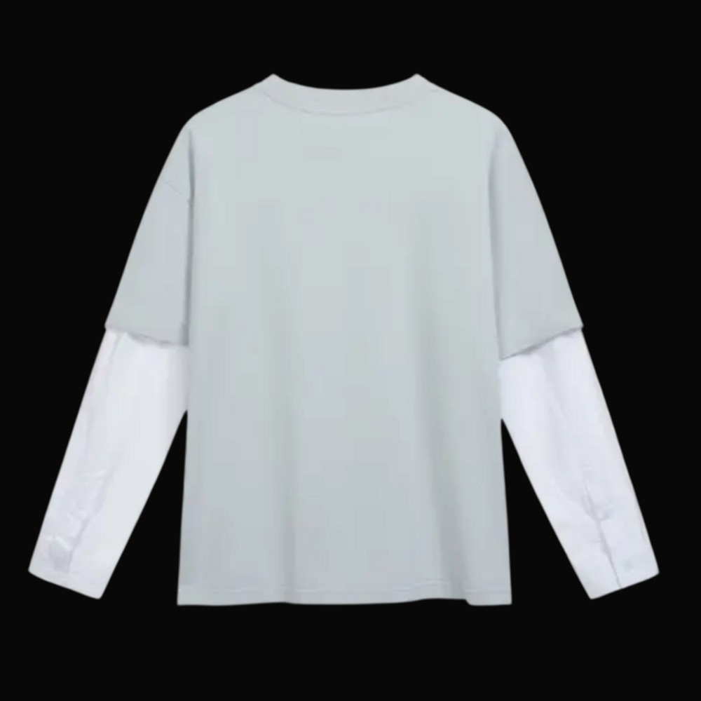 Acne Studios Layered Print T-shirt 'Dusty White'