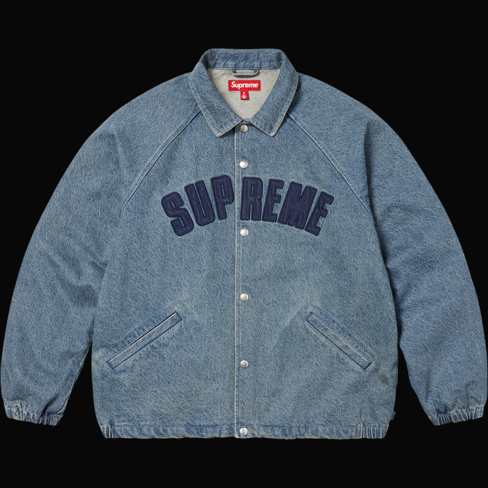 Supreme Arc Denim Coaches Jacket 'Washed Blue'