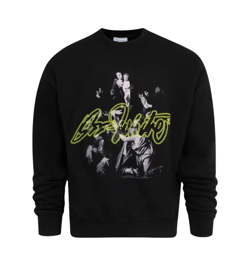 Off-White Script Mary Black Sweater