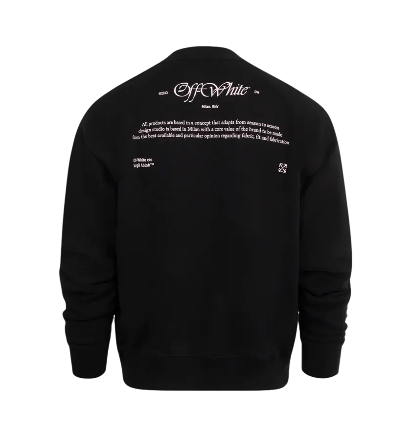 Off-White Script Mary Black Sweater