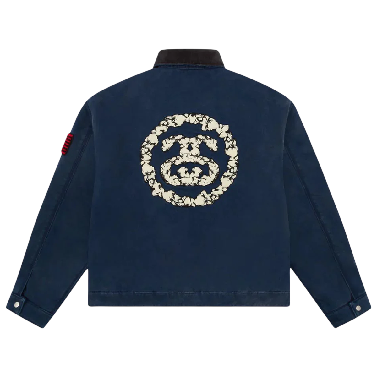 Stussy X Denim Tears Never Renege Canvas Work Jacket 'Navy'
