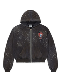 Vale Pluto Clustered Zip-Up Hoodie 'Black'