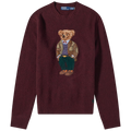 Polo Ralph Lauren Heritage Bear Crew Knit 'Burgundy'