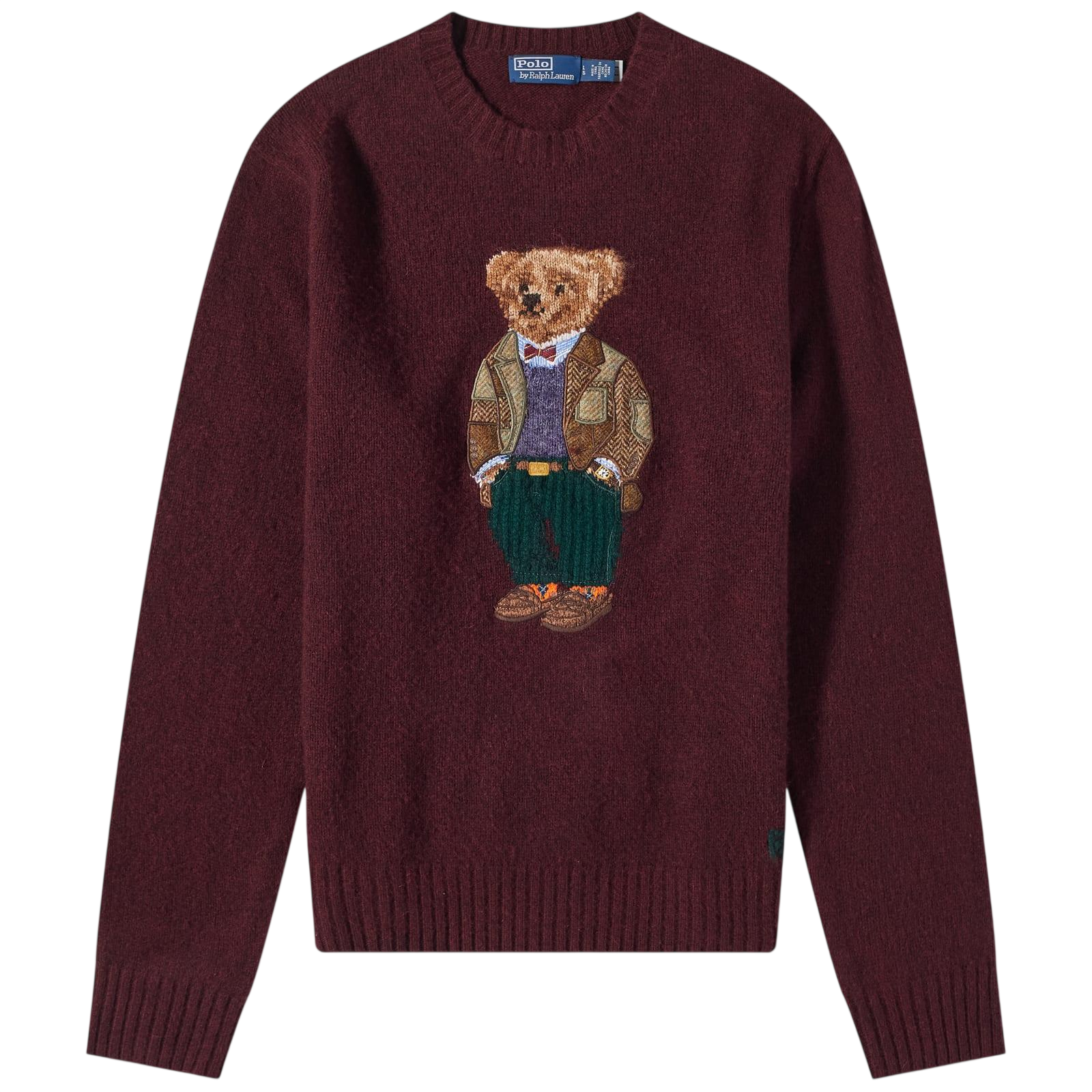 Polo Ralph Lauren Heritage Bear Crew Knit 'Burgundy'
