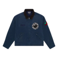 Stussy X Denim Tears Never Renege Canvas Work Jacket 'Navy'