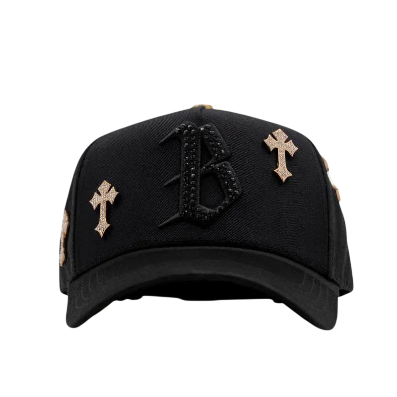 Barbas Hats B Chrome 24K Gold Gorra 'Black'