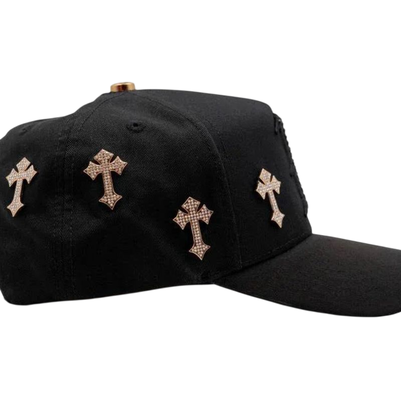 Barbas Hats B Chrome 24K Gold Gorra 'Black'