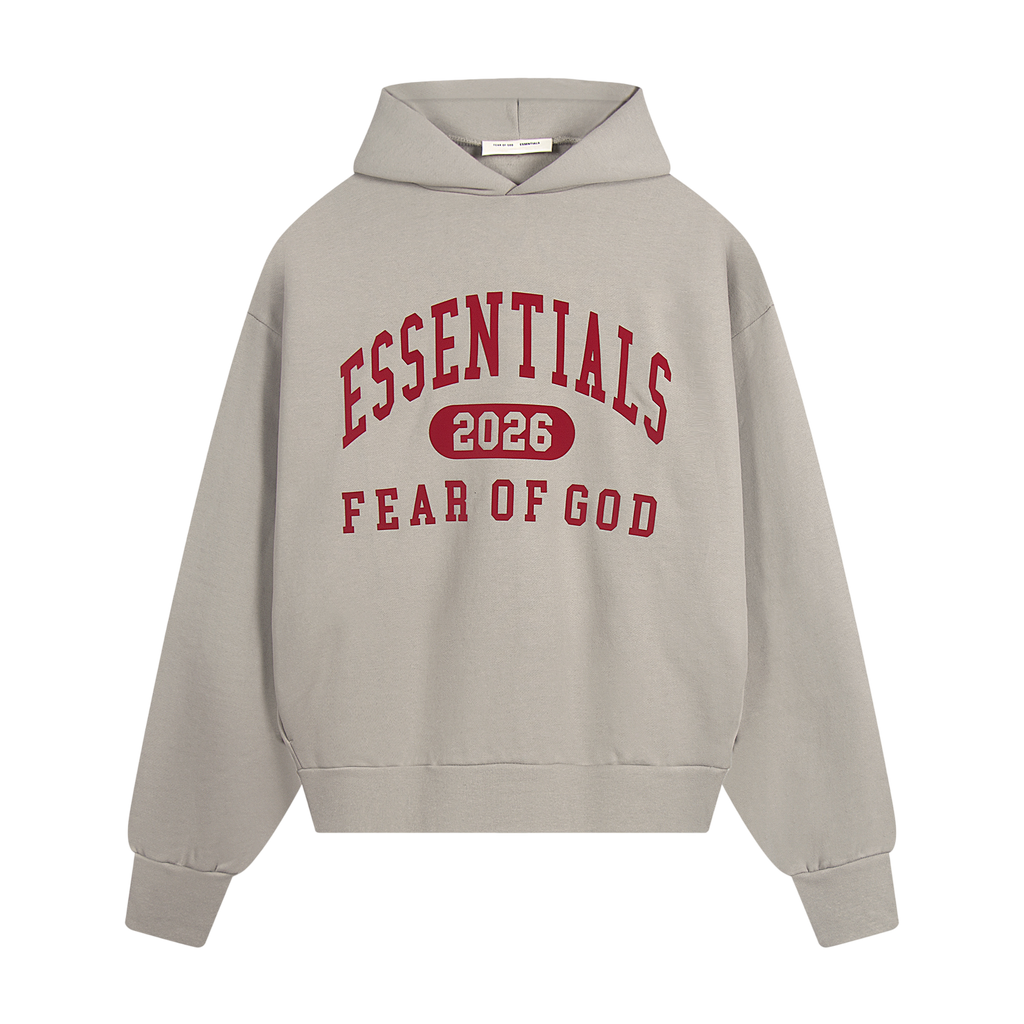 Fear of God ESSENTIALS Smoke Grey Classic Fit Hoodie