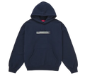 Supreme Swarovski Motion Logo Hooded Sweatshirt 'Navy'