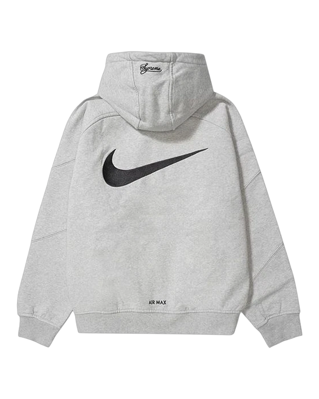 Supreme x Nike Zip Up Hooded Sweatshirt 'Heather Grey'